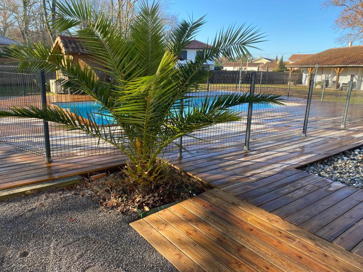Ensemble De 3 Villas Avec Piscine Chauffee, Esprit Detente Sanguinet Exterior photo